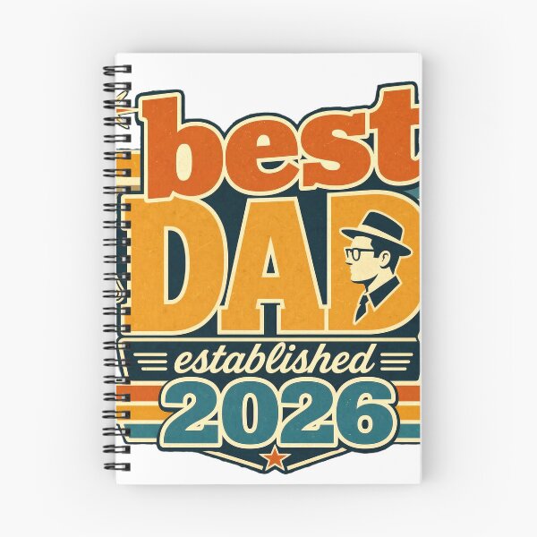 Item preview,  Best Dad Established 2026 Retro Typography Gift designed and sold by Zara Art House.