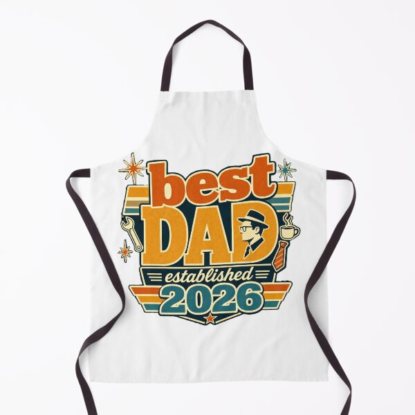 Item preview, Best Dad Established 2026 Retro Typography Gift designed and sold by Zara Art House.