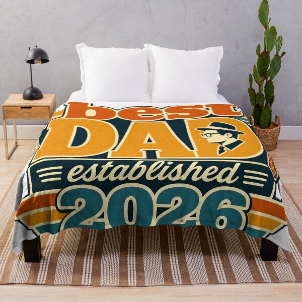 Item preview, Best Dad Established 2026 Retro Typography Gift designed and sold by Zara Art House.
