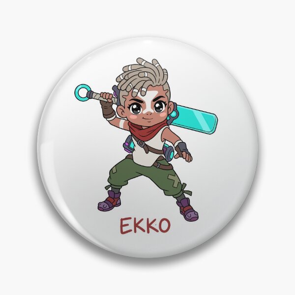 Item preview, Ekko Chibi Time Hero Cute Cartoon Fan Art Inspired Design designed and sold by What you are is Beautiful.