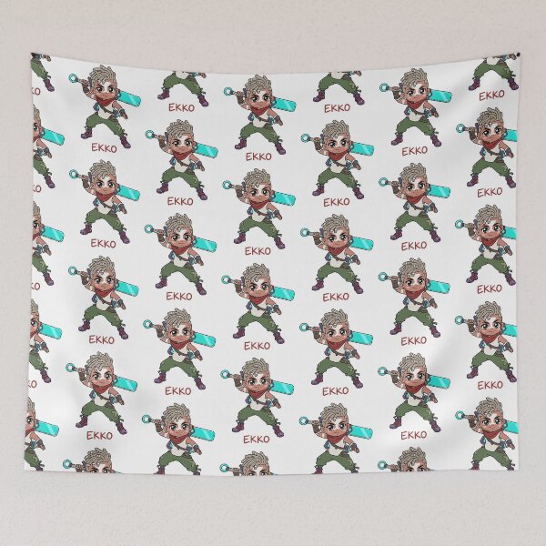 Item preview, Ekko Chibi Time Hero Cute Cartoon Fan Art Inspired Design designed and sold by What you are is Beautiful.