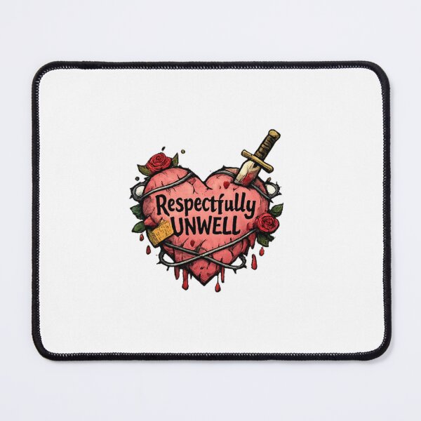 Item preview, Respectfully Unwell Broken Heart designed and sold by trippinimages.