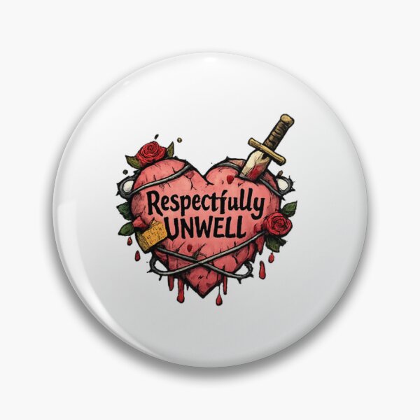 Item preview, Respectfully Unwell Broken Heart designed and sold by trippinimages.