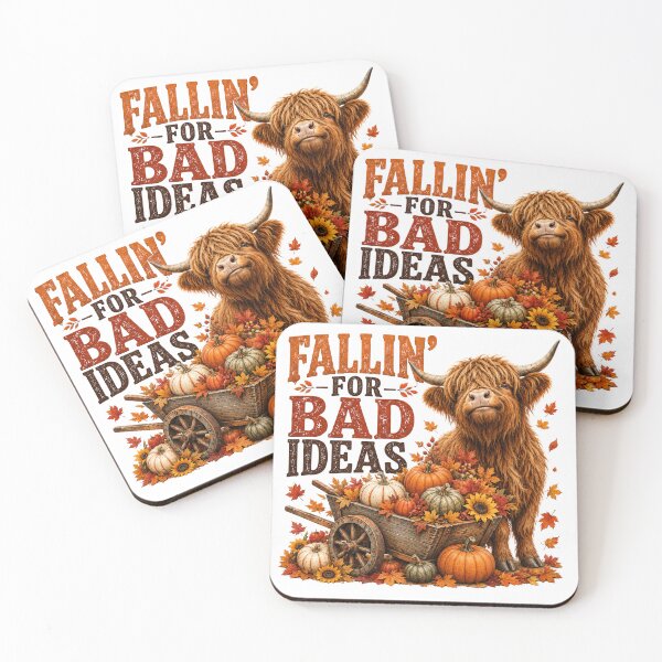 Item preview, Fallin For Bad Ideas Cow designed and sold by HippyRikky.