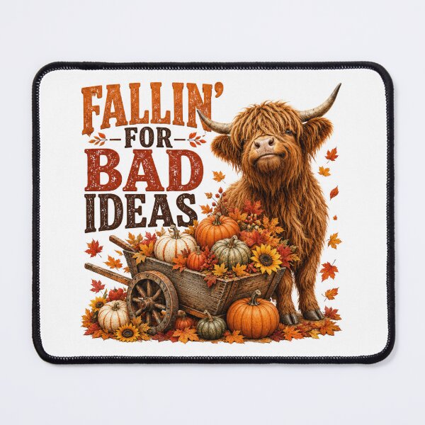 Item preview, Fallin For Bad Ideas Cow designed and sold by HippyRikky.