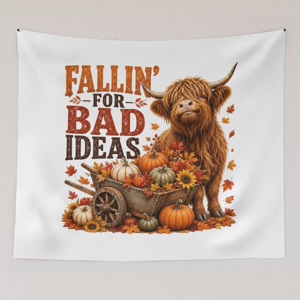 Item preview, Fallin For Bad Ideas Cow designed and sold by HippyRikky.