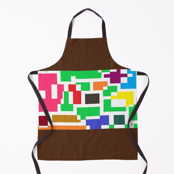 Item preview, Colourful Geometric Maze Wall Art — Bold Abstract City Print designed and sold by FavouredStudio.