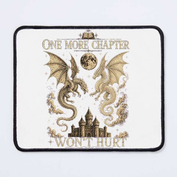 Item preview, Fantasy Reader Gift for Bookworms One More Chapter Won’t Hurt Dragon Design designed and sold by Passionread.