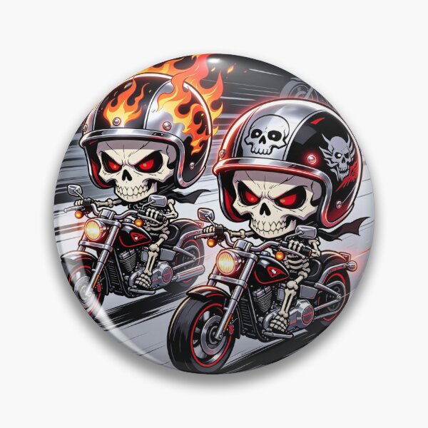 Item preview, skull motorcycle designed and sold by wojtas90.