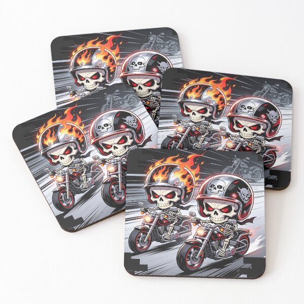 Item preview, skull motorcycle designed and sold by wojtas90.
