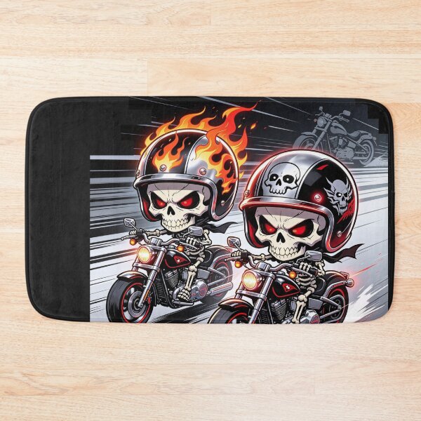 Item preview, skull motorcycle designed and sold by wojtas90.