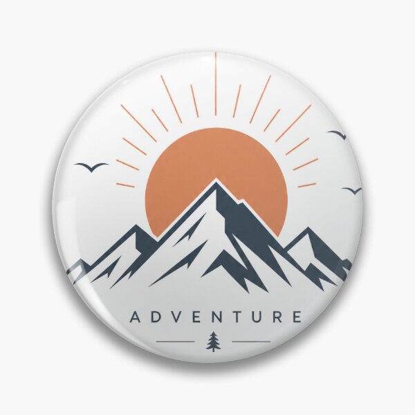 Item preview, Minimalist Mountain Sunrise Travel Design - Wanderlust Adventure Gift designed and sold by VisualArtsOasis.