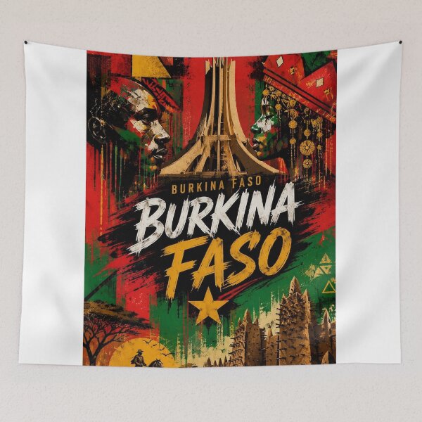 Item preview, Burkina Faso — Art Cubiste Africain | Monument des Martyrs Ouagadougou | Design ZK PRO designed and sold by zalakopro.