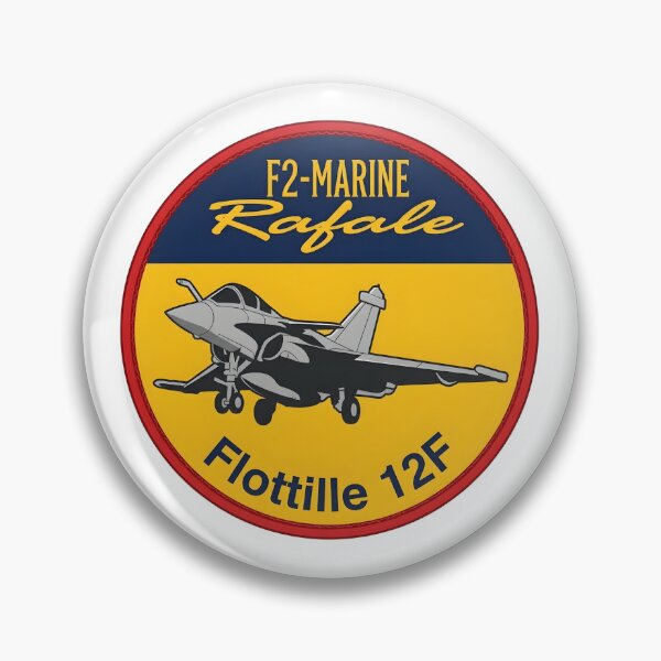 Item preview, Flottille 12F F2-Marine Rafale Military Patch Design designed and sold by CharlieDesings.