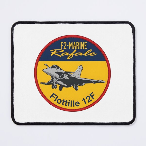 Item preview, Flottille 12F F2-Marine Rafale Military Patch Design designed and sold by CharlieDesings.
