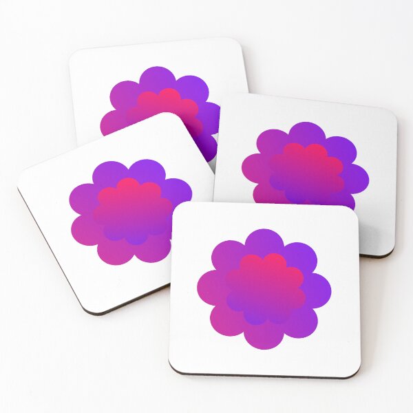 Item preview, Pink and Purple Flower Shape designed and sold by GreenDelusional.