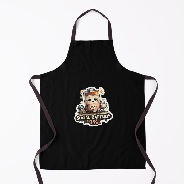 Item preview, Social Battery: 1% designed and sold by trippinimages.