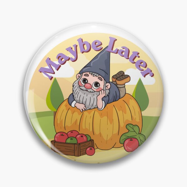 Item preview, Gnome: Maybe Later designed and sold by ByLolaLovegood.