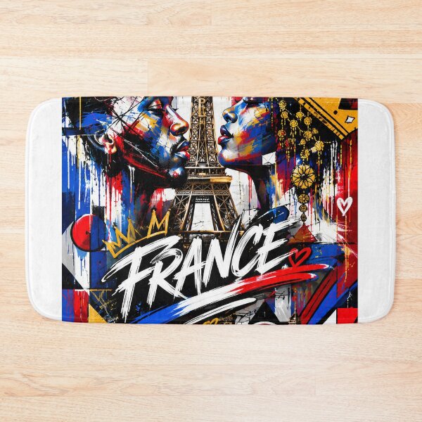 Item preview, France Paris — African Cubist Art | Eiffel Tower Street Art | ZK PRO Design designed and sold by zalakopro.