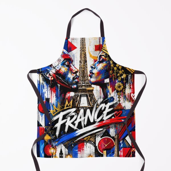 Item preview, France Paris — African Cubist Art | Eiffel Tower Street Art | ZK PRO Design designed and sold by zalakopro.
