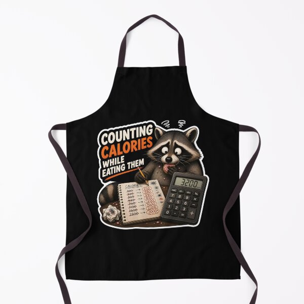 Item preview, Counting Calories While Eating Them Raccoon designed and sold by Easternpantry.