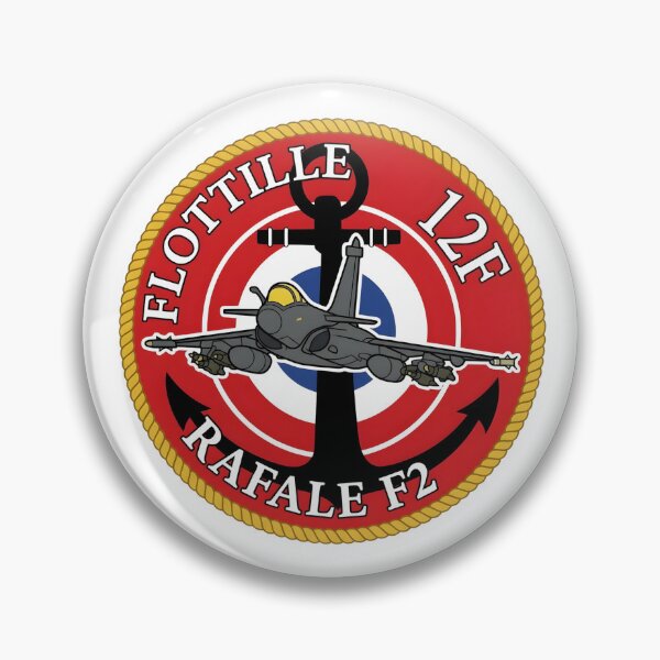 Item preview, Flottille 12F Rafale F2 Maritime Military Patch Design designed and sold by CharlieDesings.