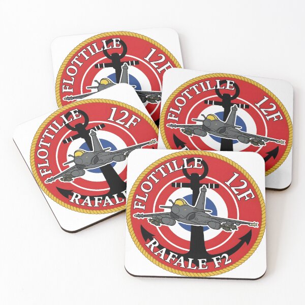 Item preview, Flottille 12F Rafale F2 Maritime Military Patch Design designed and sold by CharlieDesings.