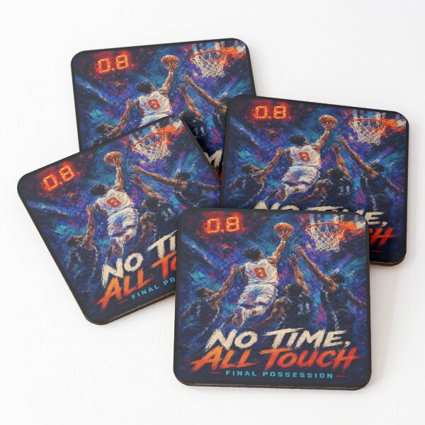 Item preview, No Time All Touch Final Possession Basketball Poster designed and sold by POD DYNASTY.