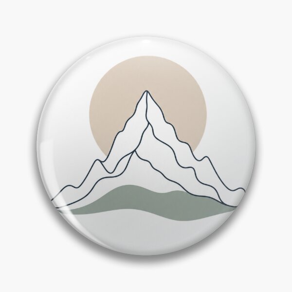 Item preview, Minimalist Mountain Line Travel Design - Wanderlust Adventure Gift designed and sold by VisualArtsOasis.