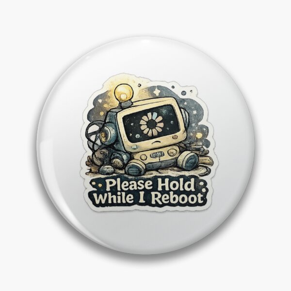 Item preview, Please Hold While I Reboot designed and sold by trippinimages.