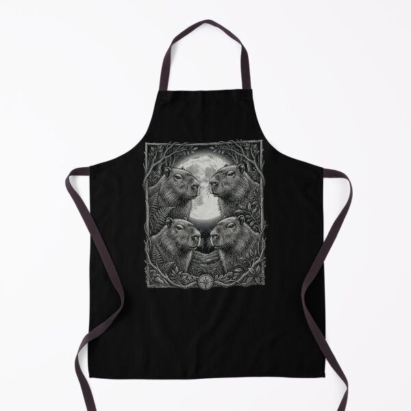 Item preview, Full Moon Vintage Capybara Funny Wildlife Capybaras Animal Lover designed and sold by SOUFIANE1991.