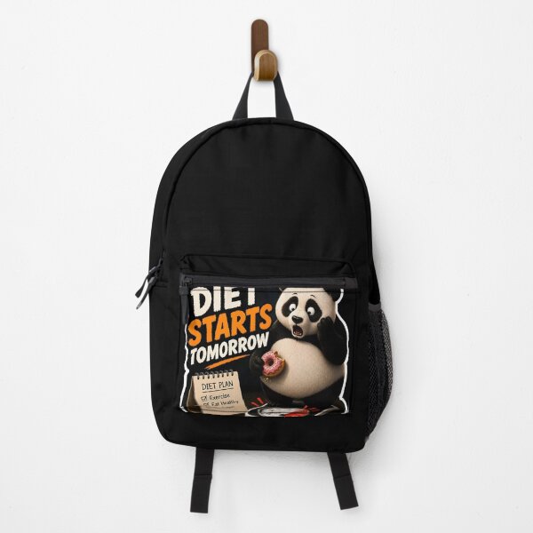 Item preview, Diet Starts Tomorrow Funny Panda Illustration designed and sold by Easternpantry.