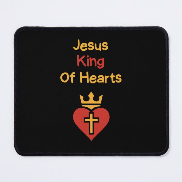 Item preview, Jesus King Of Hearts Funny Gift For Christians designed and sold by WearFine.