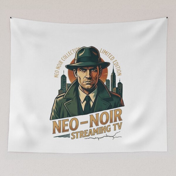 Item preview, Neo-Noir Detective Retro City Skyline Design designed and sold by Ahmedsyde.