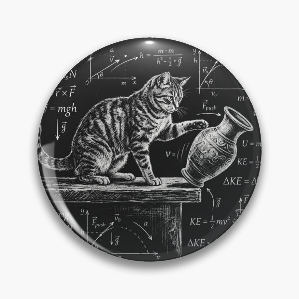 Item preview, What Cats Really Think - Funny Cat Physics Science Formula designed and sold by legendaryskins.