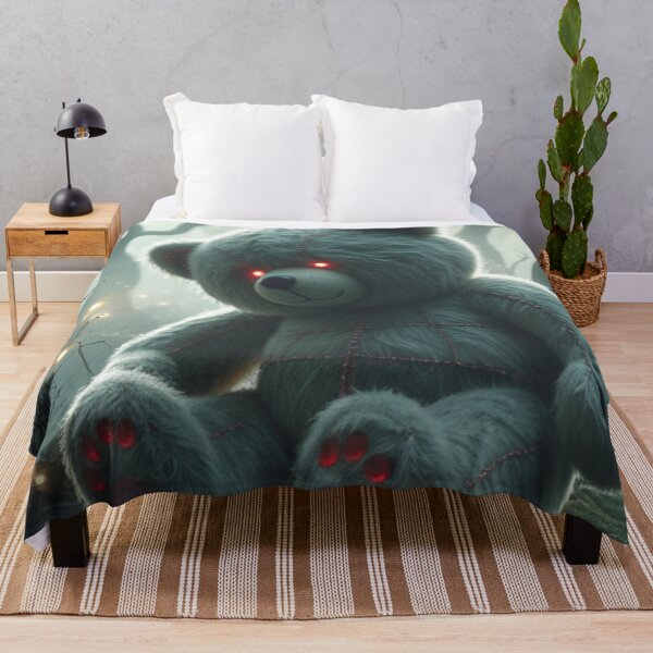 Item preview, Haunted Teddy Bear Dark Fantasy Art designed and sold by Yelter.
