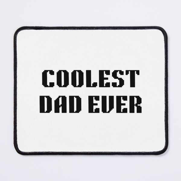 Item preview, Coolest Dad Ever Pixel Font Print | Retro Gamer Dad Gift | Bold Father's Day Typography Tee designed and sold by The-SilentPlace.