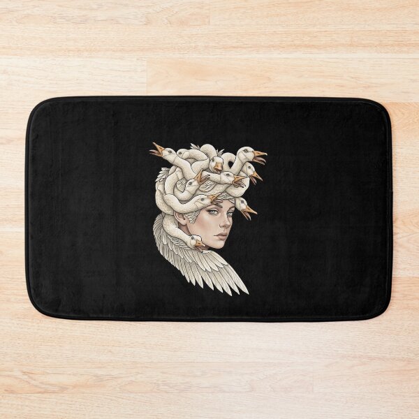 Item preview, Goose Medusa Goddess Surreal Fantasy Illustration designed and sold by elderberry.