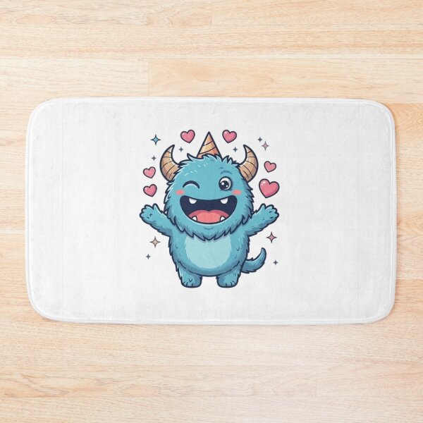 Item preview, Cute Blue Monster With Heart designed and sold by Ahmedsyde.