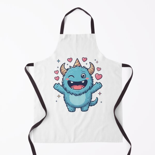 Item preview, Cute Blue Monster With Heart designed and sold by Ahmedsyde.