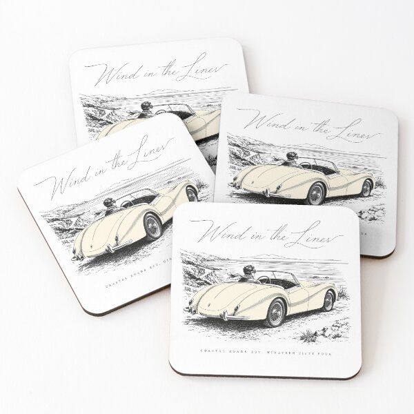 Item preview, Wind in the Lines, Classic Porsche 356 Vintage Roadster Art designed and sold by NullSpacePrints.