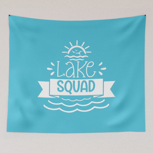 Item preview, Lake Squad Blue – Summer Lake Crew Design designed and sold by EmeraldeaArt.