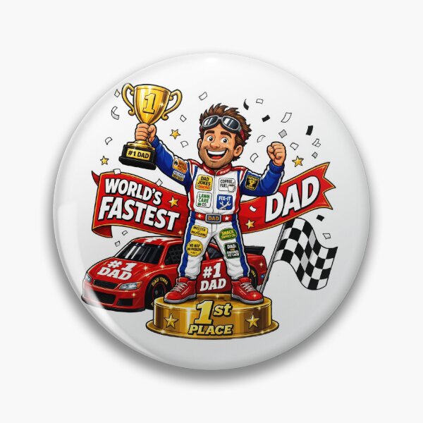 Item preview, Race Car Dad World's Fastest Father's Day Gift designed and sold by Zara Art House.
