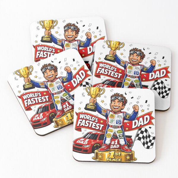 Item preview, Race Car Dad World's Fastest Father's Day Gift designed and sold by Zara Art House.