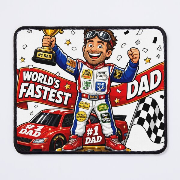 Item preview, Race Car Dad World's Fastest Father's Day Gift designed and sold by Zara Art House.