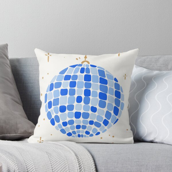 Item preview, Stylized blue disco ball designed and sold by Hart Design.