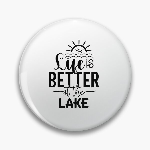 Item preview, Life Is Better at the Lake – Classic Lake Life Design designed and sold by EmeraldeaArt.