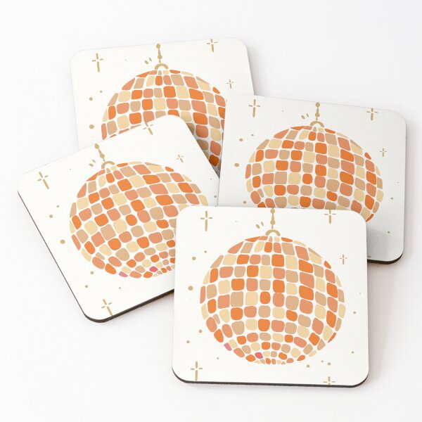 Item preview, Stylized orange disco ball designed and sold by Hart Design.