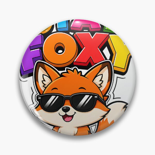 Item preview, Stay Foxy Cool Fox with Sunglasses Kawaii designed and sold by BoosterShop.
