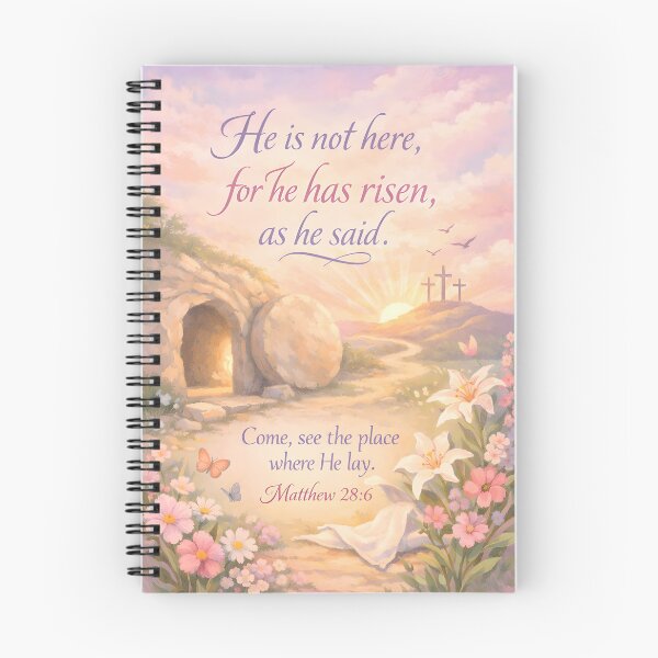 Item preview, He Has Risen | Matthew 28:6 Empty Tomb Easter Art designed and sold by Stubblejumper Artworks.